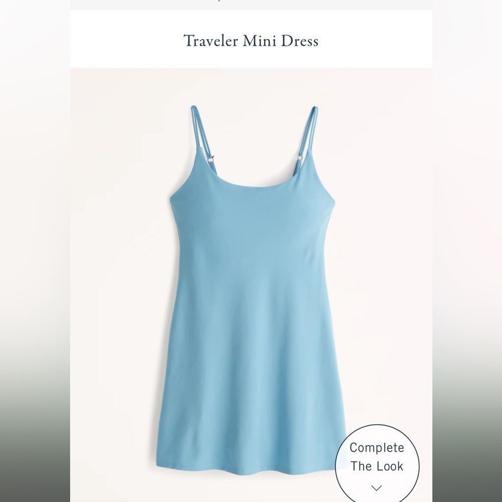 Abercrombie & Fitch Light Blue Traveler Mini Dress